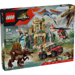 LEGO Jurassic World Spinosaurus & Quetzalcoatlus Air Mission for 8+ Years 984 Pieces