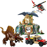 LEGO Jurassic World Spinosaurus & Quetzalcoatlus Air Mission for 8+ Years 984 Pieces - Image 3