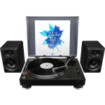 Pioneer PLX-500 PLX-500K Turntables with Preamp Black - Image 6