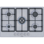 Bosch Serie 4 Natural Gas Cooktop Autonomous Inox 75x52εκ. Silver