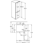 Electrolux Fridge-Freezer 367lt NoFrost H201xW59.5xD66.2cm Inox LNT7ME36G2 - Image 6