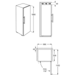 Electrolux Fridge-Freezer 367lt NoFrost H201xW59.5xD66.2cm Inox LNT7ME36G2 - Image 7