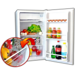 Ravanson Mini Bar 91lt H83xW47xD44cm White LKK-90E - Image 3