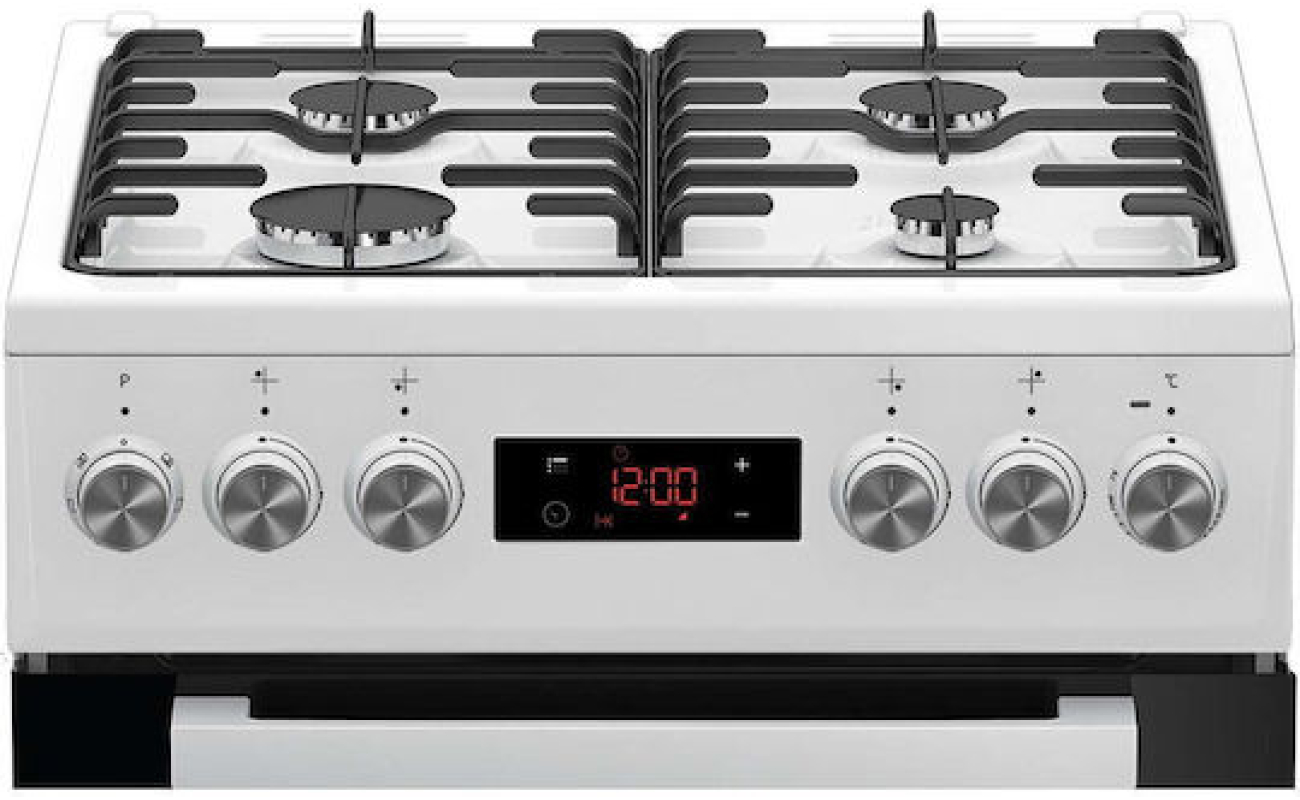 Beko Natural Gas & Electric Cooker 55lt with Natural Gas Hobs W50cm. White - Image 3