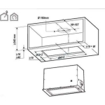 Elica Lane BL MAT/A/72 Ventilation Mechanism 72cm Black - Image 5