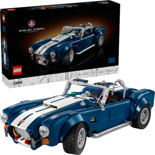 LEGO Icons Shelby Cobra 427 S/C For 18+ Years 1241 Pieces - Image 1