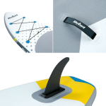 Rebel Active RBA-4500 Φουσκωτή Σανίδα SUP με Μήκος 3.05m Λευκή - Image 7