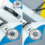 Rebel Active RBA-4500 Φουσκωτή Σανίδα SUP με Μήκος 3.05m Λευκή - Image 8