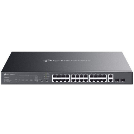 TP-LINK Omada ES228GMP Managed L2 PoE+ Switch with 26 Gigabit (1Gbps) Ethernet Ports and 2 SFP Ports