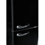 Ravanson Retro Fridge-Freezer 250lt H188.5xW54.5xD55cm Black LKK-250RB - Image 6