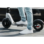 JIVR Electric Scooter with 20km/h Max Speed and 50km Autonomy in Silver Color - Image 5