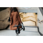 JIVR Electric Scooter with 20km/h Max Speed and 50km Autonomy in Silver Color - Image 7