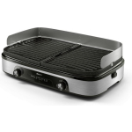 Philips 6000 Series Tabletop Electric Grill Smooth and Ribbed Plate 2000W