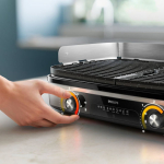 Philips 6000 Series Tabletop Electric Grill Smooth and Ribbed Plate 2000W - Image 2