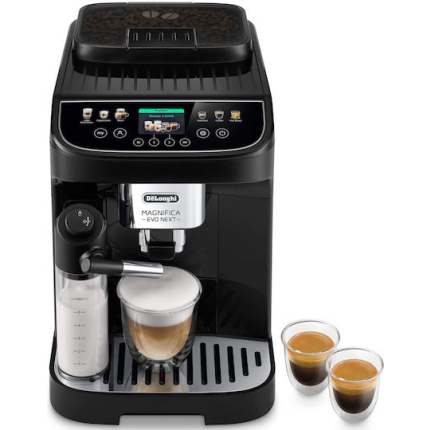 De'Longhi Magnifica Evo Next Automatic Espresso Machine 1450W Pressure 15bar for Cappuccino with Grinder Brown