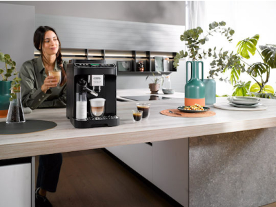 De'Longhi Magnifica Evo Next Automatic Espresso Machine 1450W Pressure 15bar for Cappuccino with Grinder Brown - Image 4
