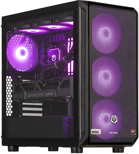 Actina KOMACNGIP0244 Gaming Desktop PC (Ryzen 7-9800X3D/32GB DDR5/2TB SSD/GeForce RTX 5070 Ti/No OS) - Image 1