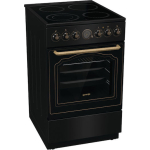 Gorenje Cooker 70lt with Ceramic Hobs W50cm. Black