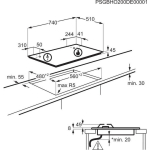 Electrolux Gas Cooktop Autonomous with Hood 74x51εκ. - Image 7
