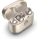 Motorola Moto Buds Loop Bluetooth Handsfree Earphones with Sweat Resistance and Charging Case Beige - Image 3
