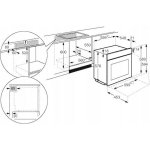 Electrolux Over Counter Oven 72lt W59cm. - Image 6