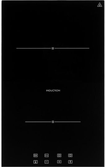 Akpo Domino Induction Cooktop Autonomous with Child Lock Function 30x52εκ. - Image 1