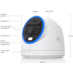 Ubiquiti AI Turret IP Surveillance Camera Full HD+ 4MP Waterproof with Two-Way Communication and Lens 8mm - Image 4