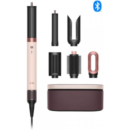 Dyson Hs09 Airwrap Co-anda2x Straight + Wavy Electric Hair Brush with Air for Hair Straightening and Curls 1700W Pink / Rose Gold
