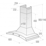 Gorenje Chimney Vent Hood 60cm Beige - Image 3