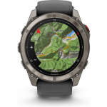 Garmin Fenix 8 Pro Titanium 51mm Αδιάβροχο Smartwatch με eSIM και Παλμογράφο (Graphite/Black Silicone) - Image 5