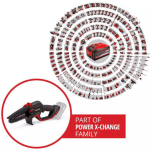Einhell GP-PS 18/20 Li Pruning Battery Chainsaw Solo Brushless 18V 1.2kg with Blade 19.2cm - Image 2