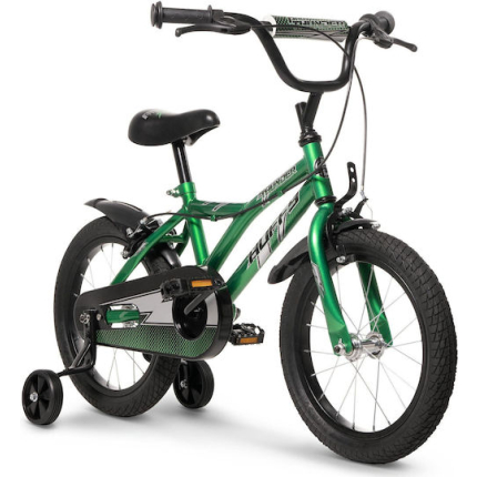 Huffy Pro Thunder 16" Kids Bicycle BMX with Aluminum Frame Green
