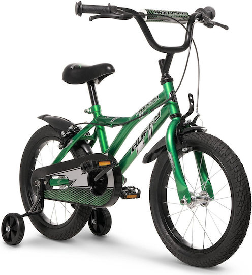 Huffy Pro Thunder 16" Kids Bicycle BMX with Aluminum Frame Green - Image 1
