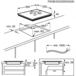Electrolux Induction Cooktop Autonomous with Hood 59x52εκ. - Image 2