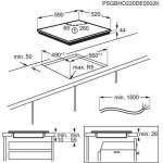 Electrolux Induction Cooktop Autonomous with Hood 59x52εκ. - Image 4