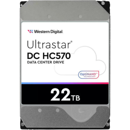 Western Digital Ultrastar DC HC570 22TB HDD Hard Drive 3.5" SATA III 7200rpm with 512MB Cache for Server 0F48155