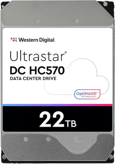 Western Digital Ultrastar DC HC570 22TB HDD Hard Drive 3.5" SATA III 7200rpm with 512MB Cache for Server 0F48155 - Image 1