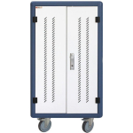 Techly Charging Station with 30 USB-A Output Ports White Blue - Image 2