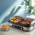 Philips 6000 Series Tabletop Electric Grill Smooth and Ribbed Plate 2000W - Image 6