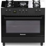 Ravanson Cooker 105lt with Natural Gas Hobs W90cm. Black - Image 2