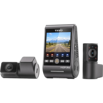 Viofo A229 Ultra 3 4K Dashboard Car DVR Set with Rear Camera