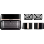 Russell Hobbs Satisfry Air Fryer with Double Detachable Bucket 9lt Black - Image 3