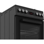 Beko Gas & Electric Cooker 60lt W50cm. Black - Image 5