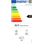 Gorenje Side-by-Side Refrigerator 541lt Total NoFrost H178.6xW91.1xD61.5cm Black Hzf55082 G400 - Image 2