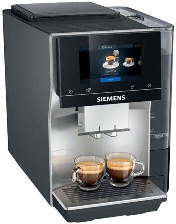 Siemens Eq700 Automatic Espresso Machine Built-in 1500W Pressure 19bar for Cappuccino with Grinder Gray - Image 1