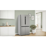 Bosch Side-by-Side Refrigerator 605lt Total NoFrost H183xW91xD73.1cm Brushed Steel Anti-Fingerprint KFN96VPEA - Image 8