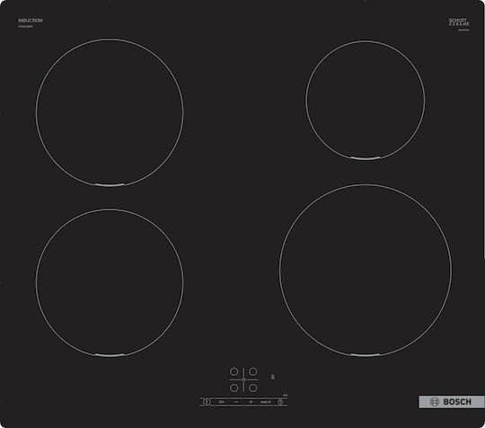 Bosch Serie 4 Induction Cooktop Autonomous with Child Lock Function 59.2x52.2εκ. - Image 1