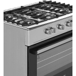 Ravanson Chef Modern Stove 110lt with Gas Cooktop P90cm Inox - Image 3