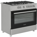Ravanson Chef Modern Stove 110lt with Gas Cooktop P90cm Inox - Image 7