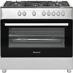 Ravanson Chef Modern Stove 110lt with Gas Cooktop P90cm Inox - Image 2